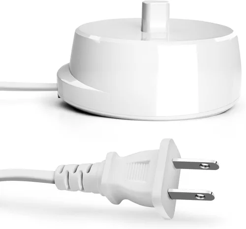 Cargador de cepillo de dientes para Oral B, base de cargador de cepillo de dientes Braun Modelo inductivo 3757 Cargador portátil ABS ambiental para