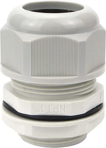 Vista 24 de Surtido de prensaestopas de nailon IP68, impermeable, con certificación UL y compatible con RoHS, 20 piezas, alivio de tensión de cable de 1/4 Negro