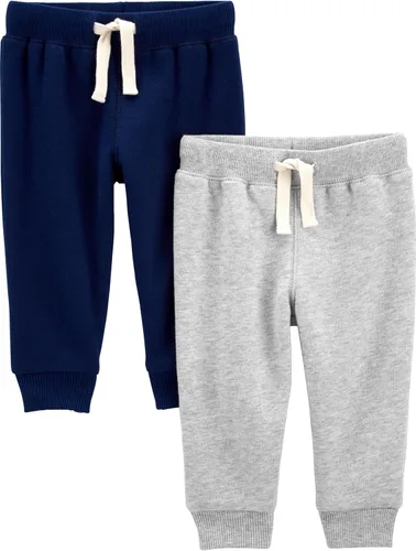 Simple Joys by Carter's Paquete de 2 pantalones de forro polar para niño