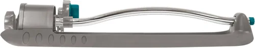 Vista 2 de Gilmour Rociador de césped rectangular ajustable, rociador de agua para cobertura de área grande, rociador de manguera para césped y jardín, gris