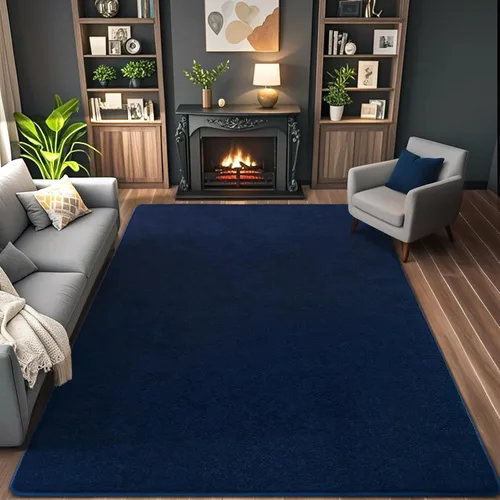 Vista 31 de Alfombra Shag de Pasillo de 2 x 4 pies para pasillos, alfombras lavables con espuma viscoelástica para dormitorio, entrada, interior, alfombra