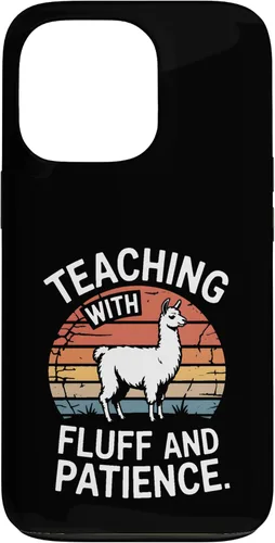 Vista 10 de Teaching with Fluff and Patience Llama Teacher Classroom Case for iPhone 16
