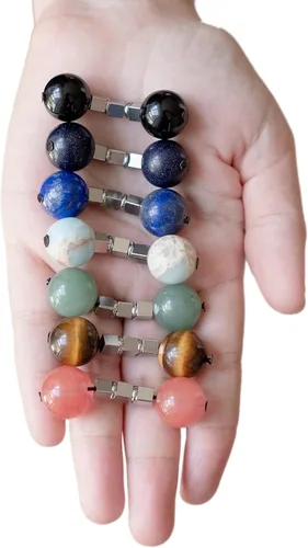 Vista 5 de Juguete sensorial para estimular el dedo de oruga de cristal para estimular la concentración