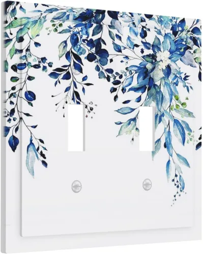 Vista 119 de Placa de Interruptor de Luz de Palanca Única Abstracta en Negro, Blanco y Gris, Cubierta de Tomacorriente, Placa de Pared Decorativa de Un