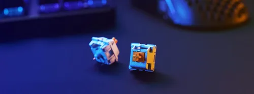 Vista 6 de Glorious Panda Switch interruptores no lubricados - 36 interruptores de 3 pines montados en placa para teclado - Interruptores mecánicos de teclado