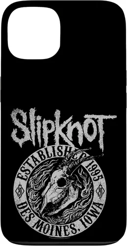 Vista 7 de Funda negra oficial de Slipknot Goat Flames para iPhone 17
