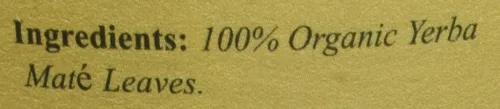 Vista 2 de The Tao Of Tea, Yerba mate argentina, orgánica certificada, lata de 4 onzas