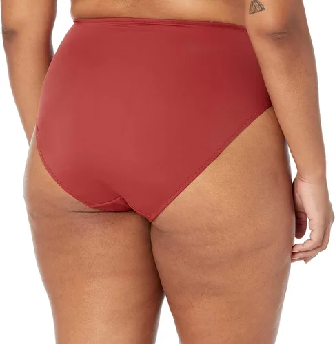 Vista 6 de Tienda Essentials Parte inferior de bikini de cintura alta y pierna alta para mujer