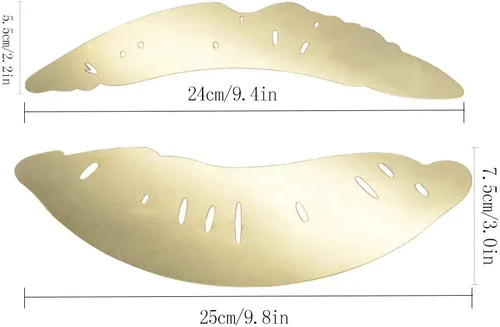 Vista 6 de Juego de 2 calcomanías de pared de espejo de labios de beso 3D maquillaje acrílico DIY arte calcomanías decoración del hogar (plata)