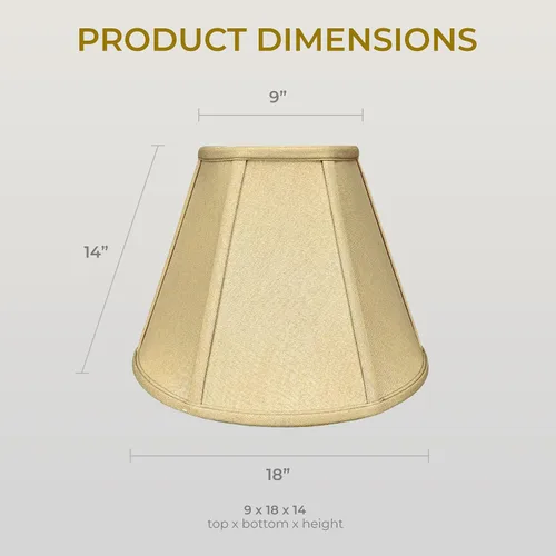 Vista 125 de Royal Designs, Inc. BS-707FC-6AGL Deep Empire Basic - Pantalla para lámpara con clip de llama, 3.5 x 6 x 5.75 pulgadas, color dorado antiguo