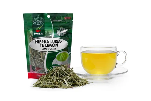 Vista 2 de Hanan Hierba Luisa - Té de hierbas de hojas sueltas Te de Limon, 1.4 oz (40 g) – Hierba de limón seco Hierbas y Suplemento Natural