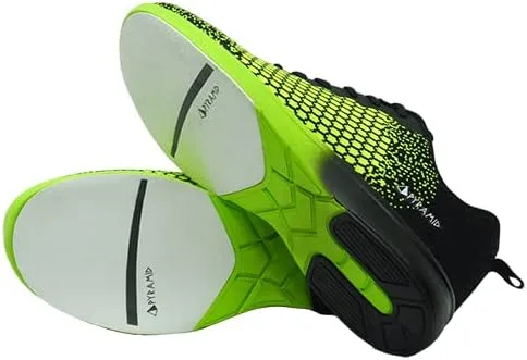 Vista 3 de Pyramid Path Lite - Zapatos de boliche de malla sin costuras para hombre