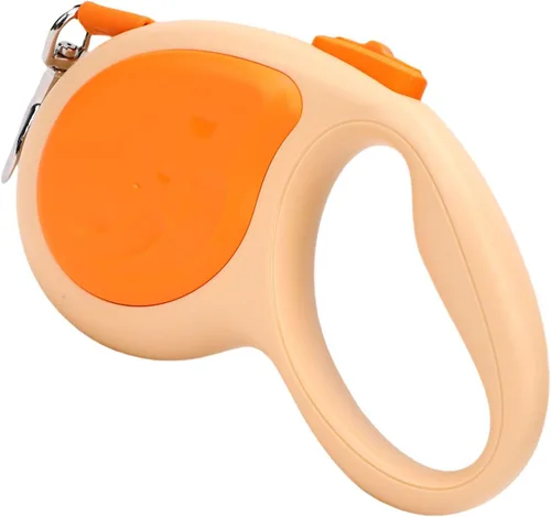 Vista 8 de GLOGLOW Retractable Dog Leash 9.84ft, Retractable Leashes Dog Telescopic Traction Rope with Soft Grip for Stainless Steel Strong Nylon Tape for