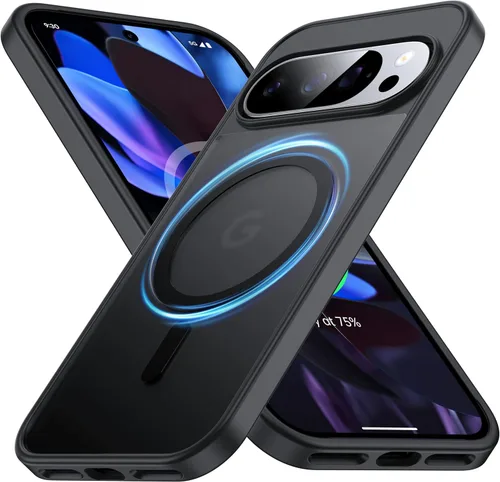 Vista 30 de Funda Magnética NO.1 para Google Pixel 7a Case [Compatible con MagSafe][Anti-Huellas][Ajuste Delgado][Resistente a Golpes Militar] Cubierta