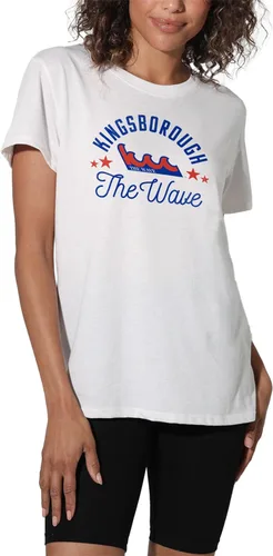 Vista 48 de Colección oficial de camisetas sueltas para mujer, color blanco