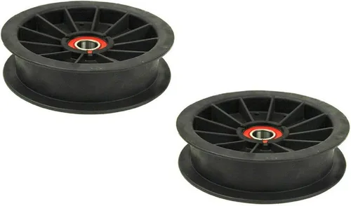 784504 (2) Pack de poleas de ralentí planas REPL compatibles con cortacésped Hustler FASTRAK de 5-7/8 pulgadas de diámetro para otros modelos