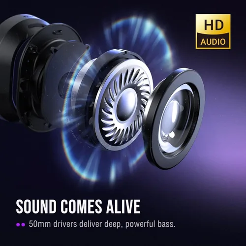 Vista 2 de FIFINE Auriculares USB con cable para juegos: sonido envolvente 7.1 - RGB vibrante personalizable - Equilibrio de juego/chat, auriculares