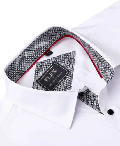 Vista 5 de J.VER Camisa de vestir elástica de manga larga casual para hombre, sin arrugas, ajuste regular, con botones