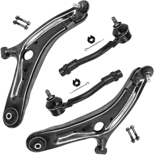 Vista 123 de Detroit Axle - 4 brazos de control traseros para Ford C-Max Focus Mazda 3 5 Volvo C30 C70 S40 V50, 4 brazos de control superior e inferior