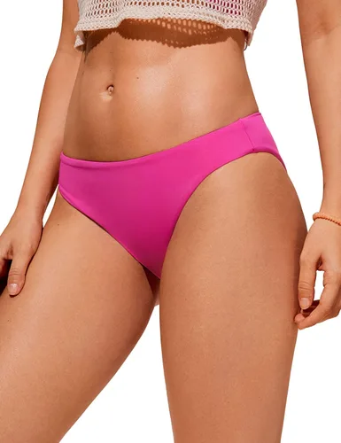 CRZ YOGA Parte inferior de bikini para mujer, de cintura baja, traje de baño atrevido