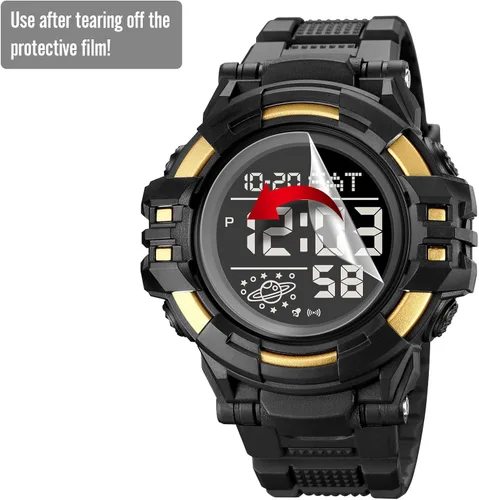 Vista 7 de XCZAP Reloj de moda multifuncional para deportes al aire libre, pantalla electrónica luminosa impermeable para hombre
