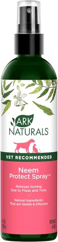 Ark Naturals Neem Protect Spray, alivia la picazón y la irritación en gatos y perros, botella de spray de 8 onzas