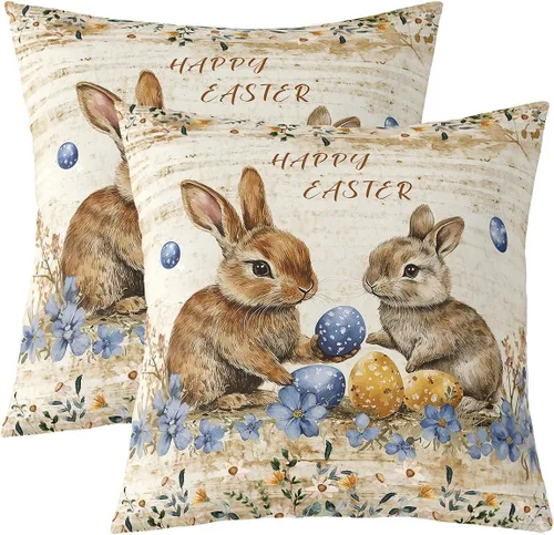 Vista 25 de Guitar Print Double Sides Print Pillow Covers 16"x16",Music Themed Bass Instruments Pillowcase Soft Square Cushion Cases,Rustic Music Score Note