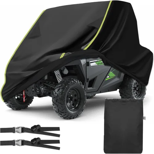 Vista 10 de Fundas para UTV de 2 a 3 plazas, impermeables, para exteriores, tela Oxford resistente a la decoloración, resistente al viento, para todo