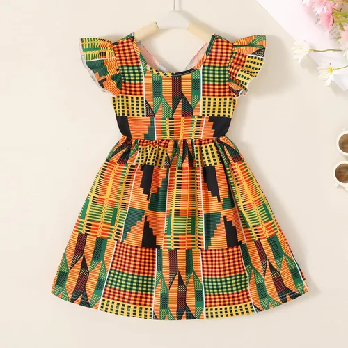 Vista 2 de YOUNGER TREE - Conjunto de ropa para bebé, diseño africano Dashiki Ankara