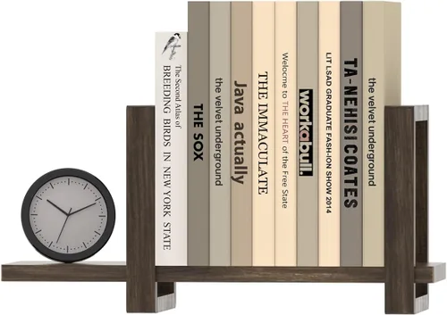 Estantería de escritorio ajustable, estantería de mesa retro, estantería de escritorio para la parte superior del escritorio en la sala de estar,