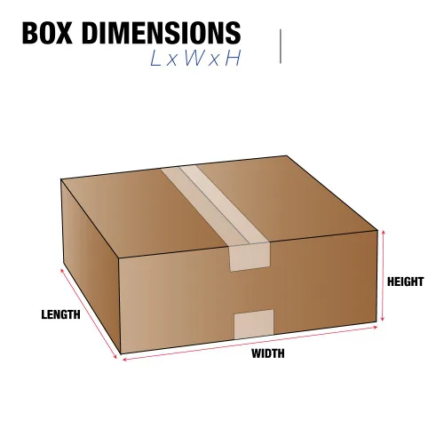 Vista 2 de Selecciona un tamaño: cajas planas de Tape Logic, Kraft, 25