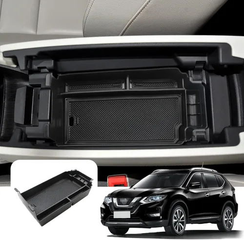LFOTPP Rogue Organizador de consola central para Nissan Rogue 2021 2022 2023 2024 2025 2026 Nissan Rogue [S/SL/SV/Platinum] T33 Caja de