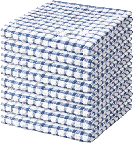 Nialnant 8 Piezas Trapos de Cocina para Platos, Toallas de Cocina 100% Algodón Suaves Absorbentes de Secado Rápido Paños para Lavar Platos, Trapos