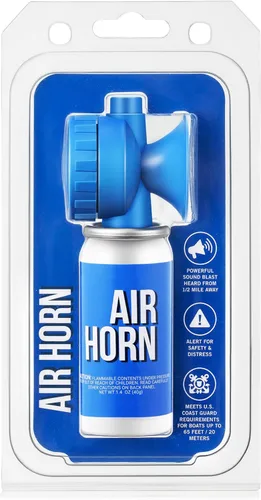 Saillong 1.4oz Marine Boat Air Horn, Loud Air Horns for Safety, Mini Small Blow Fog Bear Horn, Meet Coast Guard, Emergency Use for Marine Boating