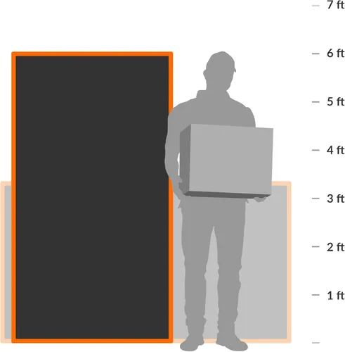 Vista 2 de WEN Mantas de mudanza acolchadas resistentes de 72 x 40 pulgadas, paquete de 6 (272406)