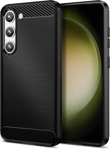 Vista 84 de Funda Qiinogow compatible con Samsung Galaxy A23 4G/5G, cubierta delgada para teléfono con absorción de golpes, funda protectora de fibra de carbono