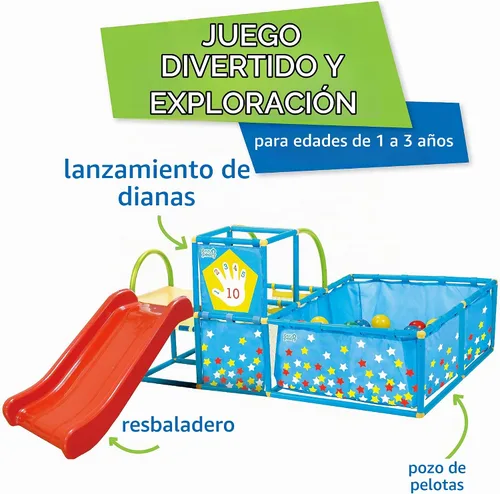 Vista 3 de Juego de gimnasio Active Play, 1, Rojo/Verde