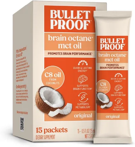 Vista 9 de Bulletproof Aceite de octano cerebral - 16 onzas - destilado de 100 por ciento de aceite de coco puro. Inodoro, insípido y fácil de agregar
