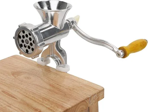 Vista 7 de Fdit Multifunción de aleación de aluminio manual molinillo de carne especia pimienta máquina de molienda Herramientas de cocina abrader