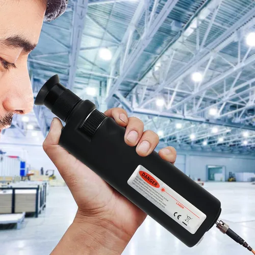 Vista 3 de 400x Herramienta de inspección de microscopio de fibra óptica de mano Microscopio portátil Herramientas de fibra óptica Microscopio de bolsillo