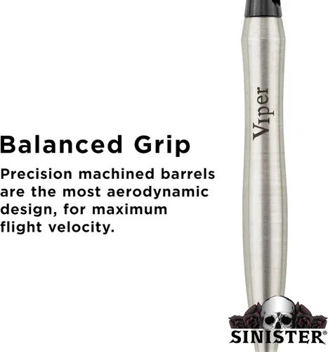 Vista 6 de Viper Dardos siniestros con punta de acero de tungsteno al 95%