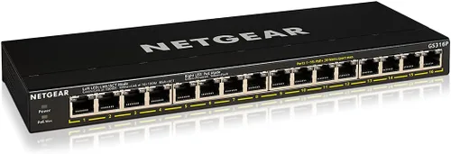 Vista 11 de NETGEAR Interruptor Gigabit Ethernet no administrado PoE de 5 puertos (GS305PP) - con 4 x PoE+ a 83W, montaje en escritorio o en pared