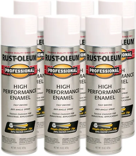 Vista 12 de Rust-Oleum 7515838 Pintura en aerosol de esmalte profesional de alto rendimiento, 14 onzas, aluminio