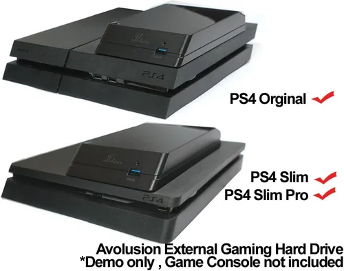 Vista 4 de Avolusion HDDGear - Disco duro externo para PS4 3 TB 3000 GB 7200 rpm 64 MB de caché USB 30 PS4 PS4 Slim PS4 Slim Pro