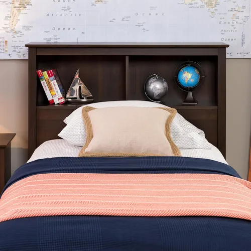 Vista 6 de Prepac biblioteca para la cabecera de la cama, tamaño king