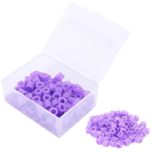 Vista 6 de Anillos de código de color de silicona, fáciles de limpiar, 100 anillos de código de color dental, fuerte dureza para distinguir instrumentos