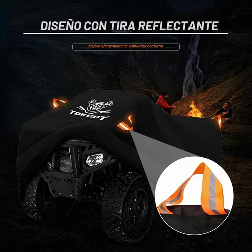 Vista 5 de Cubierta ATV impermeable resistente 4 ruedas cubierta Quad cubierta