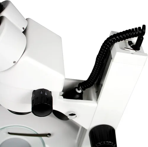 Vista 5 de Vision Scientific Microscopio estéreo con zoom binocular VS-2EZ, ocular de campo ancho 10x, rango de zoom de 0.7X—4.5X, rango de aumento