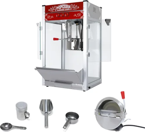 Vista 4 de GDFStudio 16 Oz Tabletop Popcorn Machine Countertop Popcorn Maker w/Stainless Steel Kettle, 3 Switch Control, 3 Popcorn Cups, Commercial Popcorn