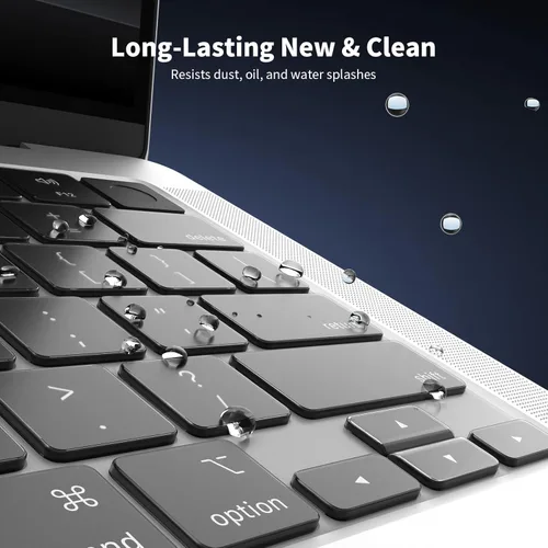 Vista 3 de Soonjet Funda de teclado ultradelgada para MacBook Pro 14/16 M5/M4/M3/M2/M1 Pro/Max MacBook Pro 14/16, M5-M2 MacBook Air 13/15, MacBook Neo